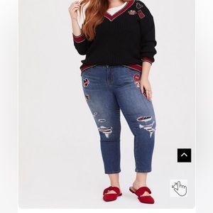 Torrid Disney v neck sweater